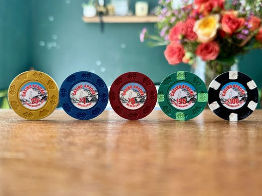 Custom clay chip set — customer photo 11