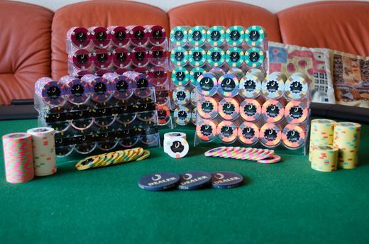 Custom clay chip set — customer photo 29