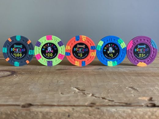 Custom clay chip set — customer photo 5