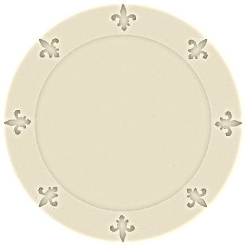Fleur-De-Lys mold rim design